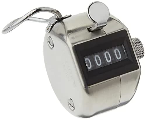 LION Pro-Line Heavy Duty Hand-Held Tally Counter 4-Digit | Reliable for Tracking thumbnail 1