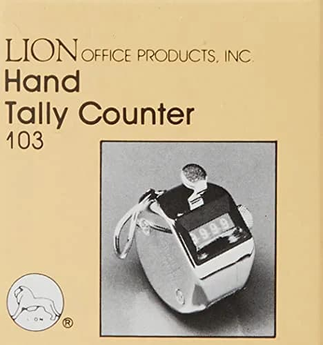 LION Pro-Line Heavy Duty Hand-Held Tally Counter 4-Digit | Reliable for Tracking thumbnail 2