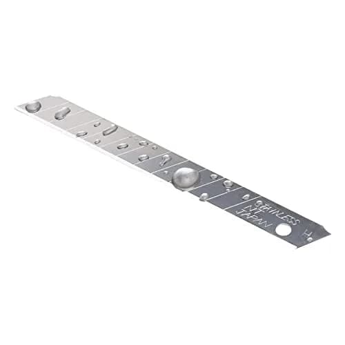 NT Cutter 9mm Stainless Steel Snap-Off Blades, 50-Blade Pack, 80mm Length | Rust-Resistant for Damp Conditions thumbnail 1