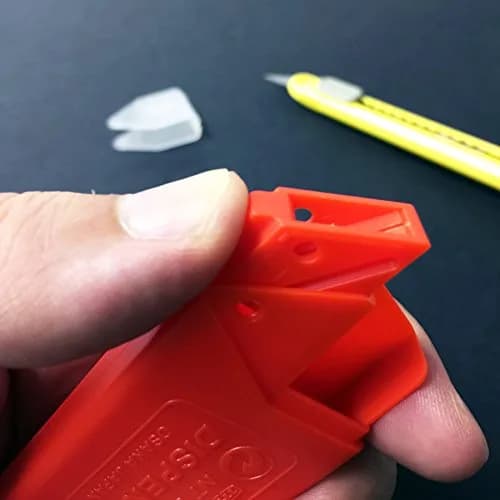 NT Cutter 9mm Snap-Off Precision Blades, 30 Degree, 10 Blades/Pack | Carbon Steel, Made in Japan thumbnail 6