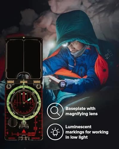 Suunto MC-2/360/IN/D/NH Compass | Professional Mirror Compass for Precise Navigation thumbnail 3