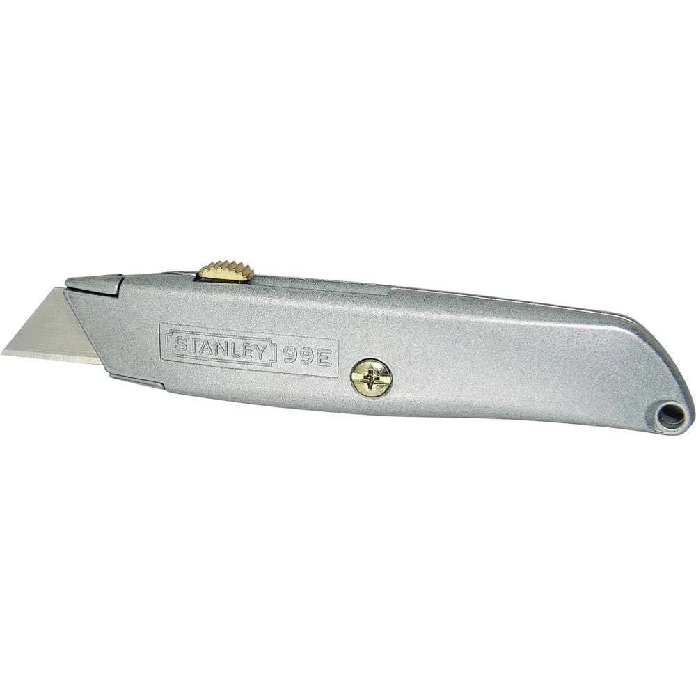Stanley Utility Knife 6.1in Retractable Blade | Stainless Steel, Silver
