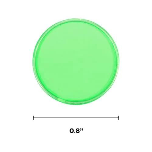 LEARNING ADVANTAGE Transparent Plastic Counters, Steel-Ringed, Set of 50 | Durable Assorted Color Counting Tools thumbnail 3