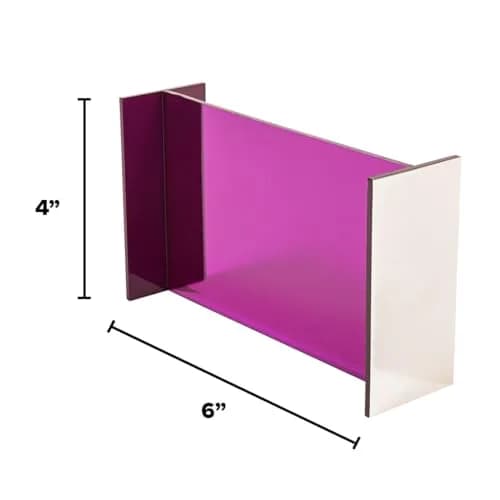 LEARNING ADVANTAGE Reflective GeoMirror 6"L x 4"W | Create Expert Drawings & Observe Reflections thumbnail 3