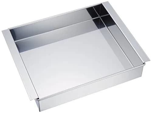 TKG遠藤商事 Egg Tofu Agar Jelly Mold, Rectangular, Stainless Steel, 21cm | Hygienic Egg Tofu Mold thumbnail 1