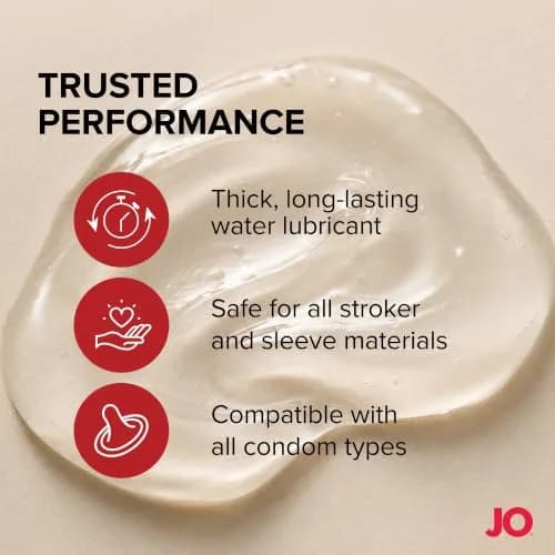 JO Water Based Stroker Lube 120ml (4 fl oz) | Thick Cushioned Glide for Male Toys thumbnail 7