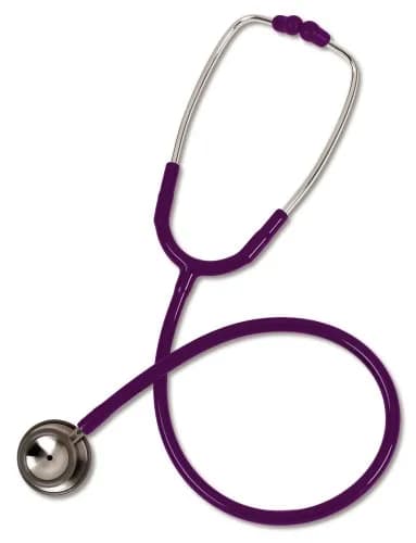 Prestige Medical Veterinary Clinical I® Stethoscope, Purple | All Stainless Steel, 33" Length, For Large Animal Auscultation thumbnail 1