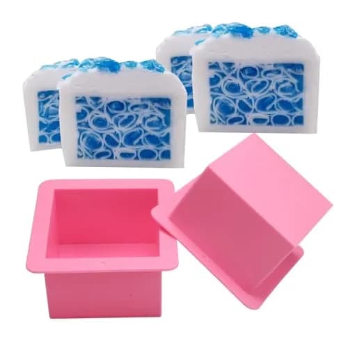 BAKER DEPOT 500ML Silicone Mold for Handmade Soap & Bread, Set of 2 | Heat Resistant -40 to 445°F thumbnail 2