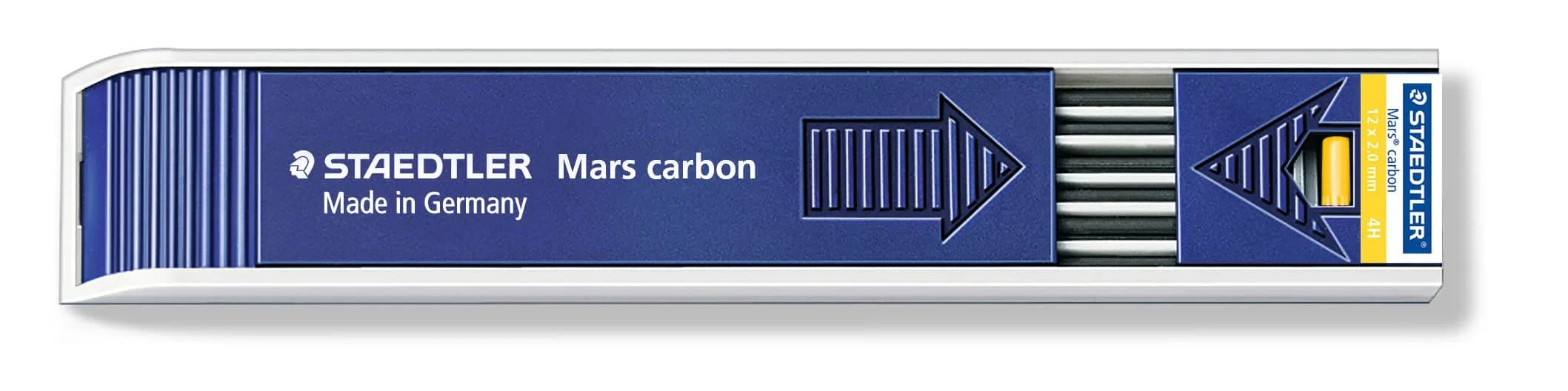 STAEDTLER Mars Lumograph Lead Refill 2mm | 12 Leads Pack for Drawing & Writing — tan