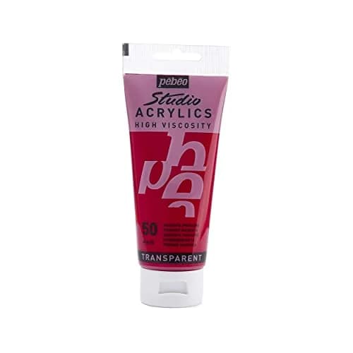 PEBEO Acrylic Fine Studio Acrylics Primary Magenta 100ml (3.38oz) | High Viscosity, Matte Finish for Art & Craft thumbnail 1