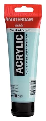 Amsterdam Standard Series Acrylic Paint Tube, Sky Blue Light 551, 120ml (4 fl oz) | Professional Grade, Opaque Finish thumbnail 2
