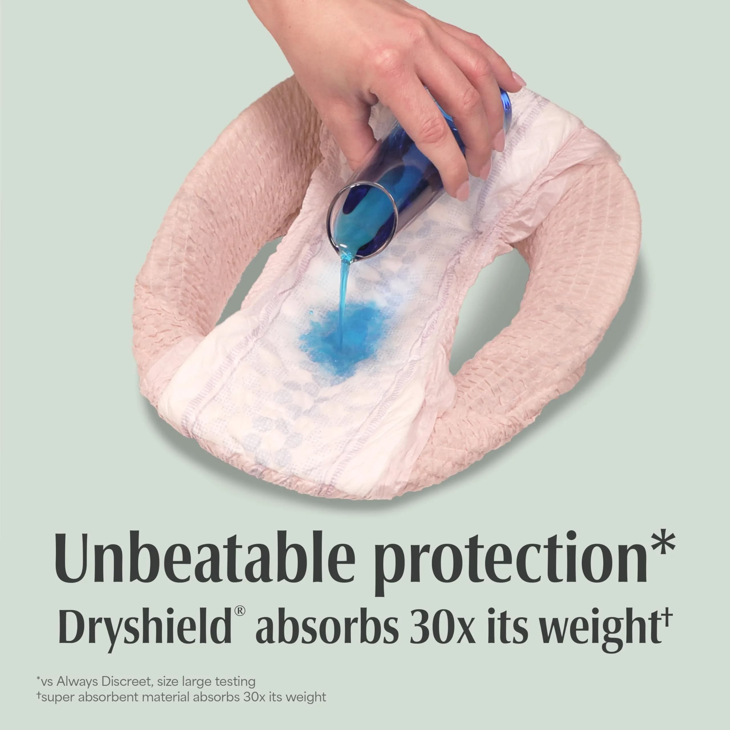 Depend Fresh Protection Adult Incontinence Underwear for Women, Large, 17 Count | USA Imported Discreet Protection - view 4