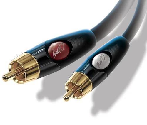 Bell'O Stereo RCA Cable with 24K Gold Ends, 6M | Dual Gauge Transmission for High Performance thumbnail 2