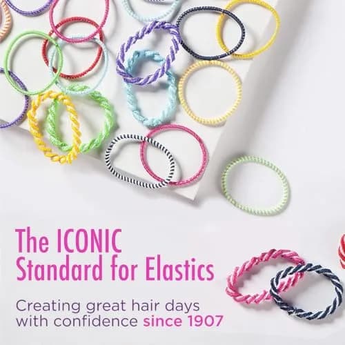Goody Kids Ouchless Elastic Hair Ties 40 Count (Pack of 1) Assorted Colors | Pain-Free Hold for Fine to Medium Hair thumbnail 9