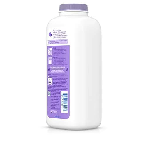 Johnson's Lavender Baby Powder with Naturally Derived Cornstarch 443ml (15 oz) | Hypoallergenic and Paraben Free thumbnail 6