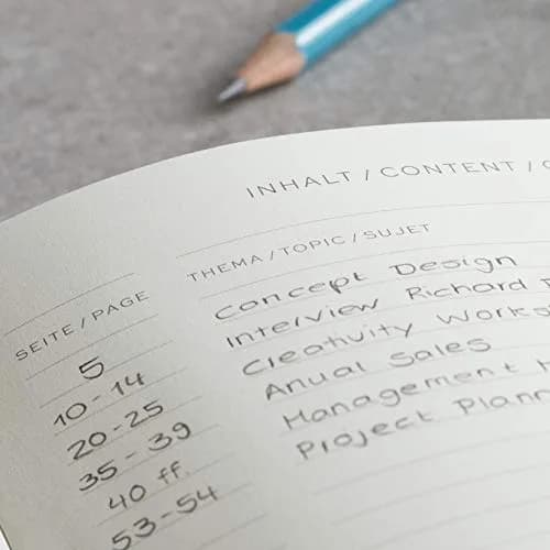 LEUCHTTURM1917 Notebook Hardcover Master Classic A4+ | 235 Pages, Numbered, Flat Opening, Black thumbnail 4