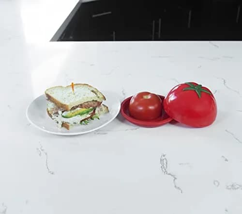 Joie Fresh Pod Tomato Storage Container | Keeps Leftover Half Flavorful and Firm, Reusable Kitchen Gadget, BPA Free, Dishwasher Safe (1 Unit, 275 ml) thumbnail 4