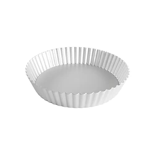 Fat Daddio's PFT-102 Round Fluted Tart Pan 10 x 2 Inch | Anodized Aluminum, 76.2 fl oz Capacity thumbnail 2