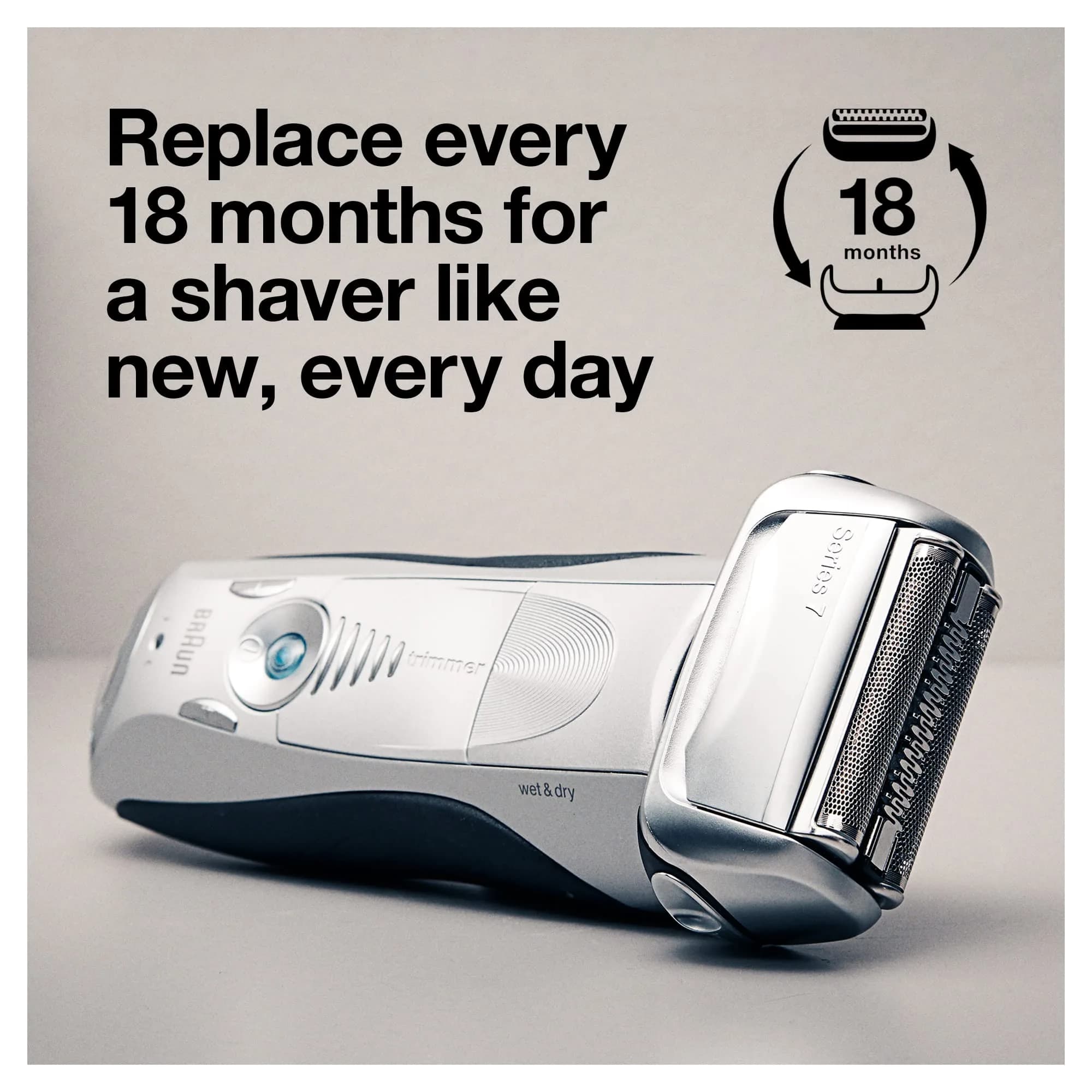 Braun Series 7 70S Replacement Shaver Head Cassette | 24.41g (0.86oz) - view 4