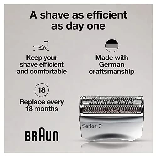 Braun Series 7 70S Replacement Shaver Head Cassette | 24.41g (0.86oz) thumbnail 3