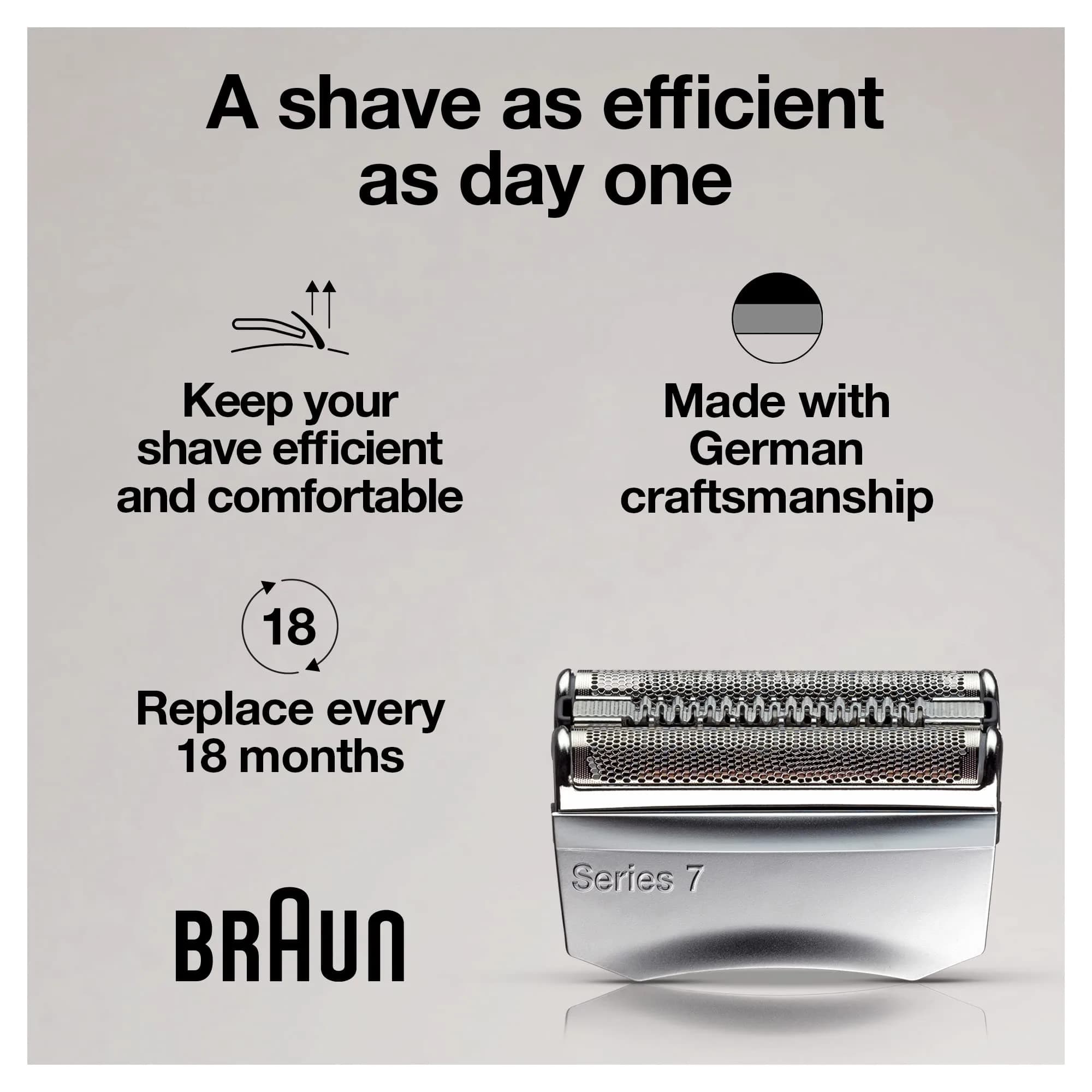 Braun Series 7 70S Replacement Shaver Head Cassette | 24.41g (0.86oz) - view 3