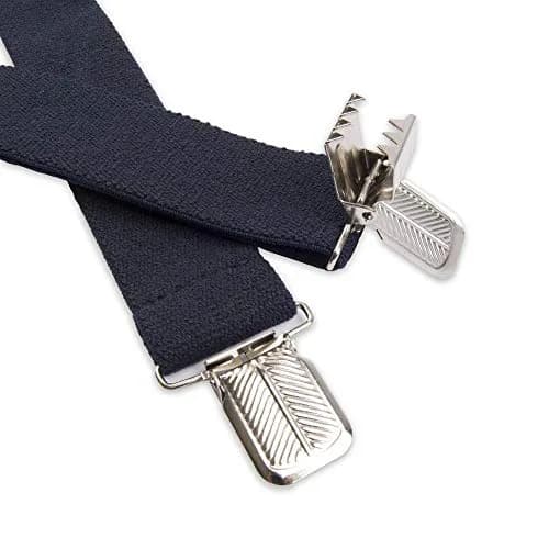 Dickies Men's 1-1/4" Solid Straight Clip Suspender, Navy, One Size (48" Max Waist) | Heavy Duty Work & Style thumbnail 2