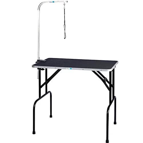 Master Equipment Grooming Table with Arm, 48" | Portable, Heavy-Duty Pet Grooming Table with Non-Slip Surface thumbnail 1