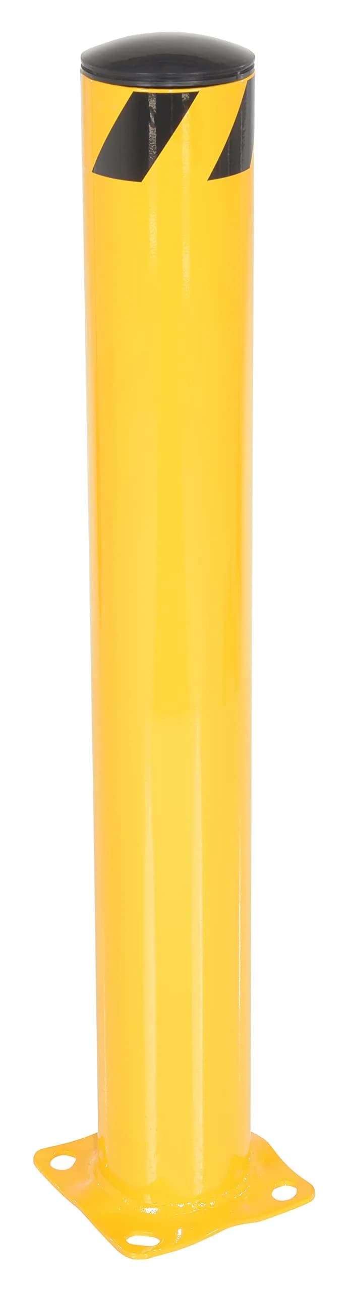 Vestil BOL-42-5.5 Steel Pipe Safety Bollard 42 In. x 5-1/2 In. Yellow | Heavy-duty Steel Construction