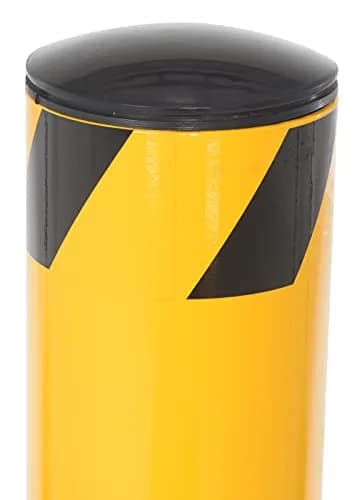 Vestil BOL-42-5.5 Steel Pipe Safety Bollard 42 In. x 5-1/2 In. Yellow | Heavy-duty Steel Construction thumbnail 4