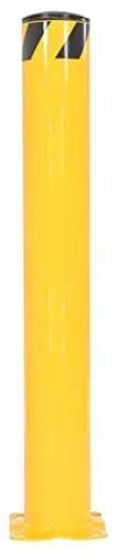 Vestil BOL-42-5.5 Steel Pipe Safety Bollard 42 In. x 5-1/2 In. Yellow | Heavy-duty Steel Construction thumbnail 2