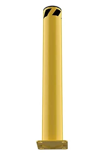 Vestil BOL-42-5.5 Steel Pipe Safety Bollard 42 In. x 5-1/2 In. Yellow | Heavy-duty Steel Construction thumbnail 3