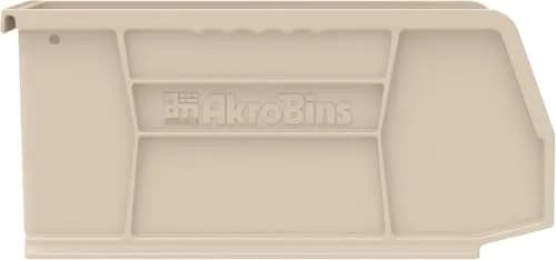 Akro-Mils 30230 AkroBins Plastic Hanging Stackable Storage Organizer Bin, 11-Inch x 5-Inch x 5-Inch, Stone thumbnail 8
