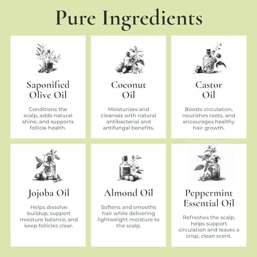 J.R.LIGGETT'S Jojoba & Peppermint Shampoo Bar 100g (3.5 oz) | Natural Vegan Formula for Healthy Hair thumbnail 4