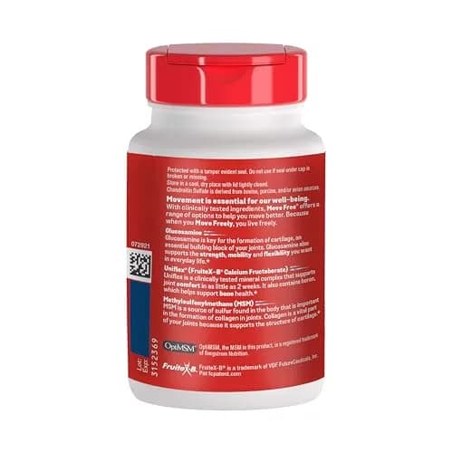 Move Free Advanced Joint Support Glucosamine Chondroitin MSM Tablets 120 Count (40 Servings) | Supports Joint Comfort & Mobility thumbnail 9