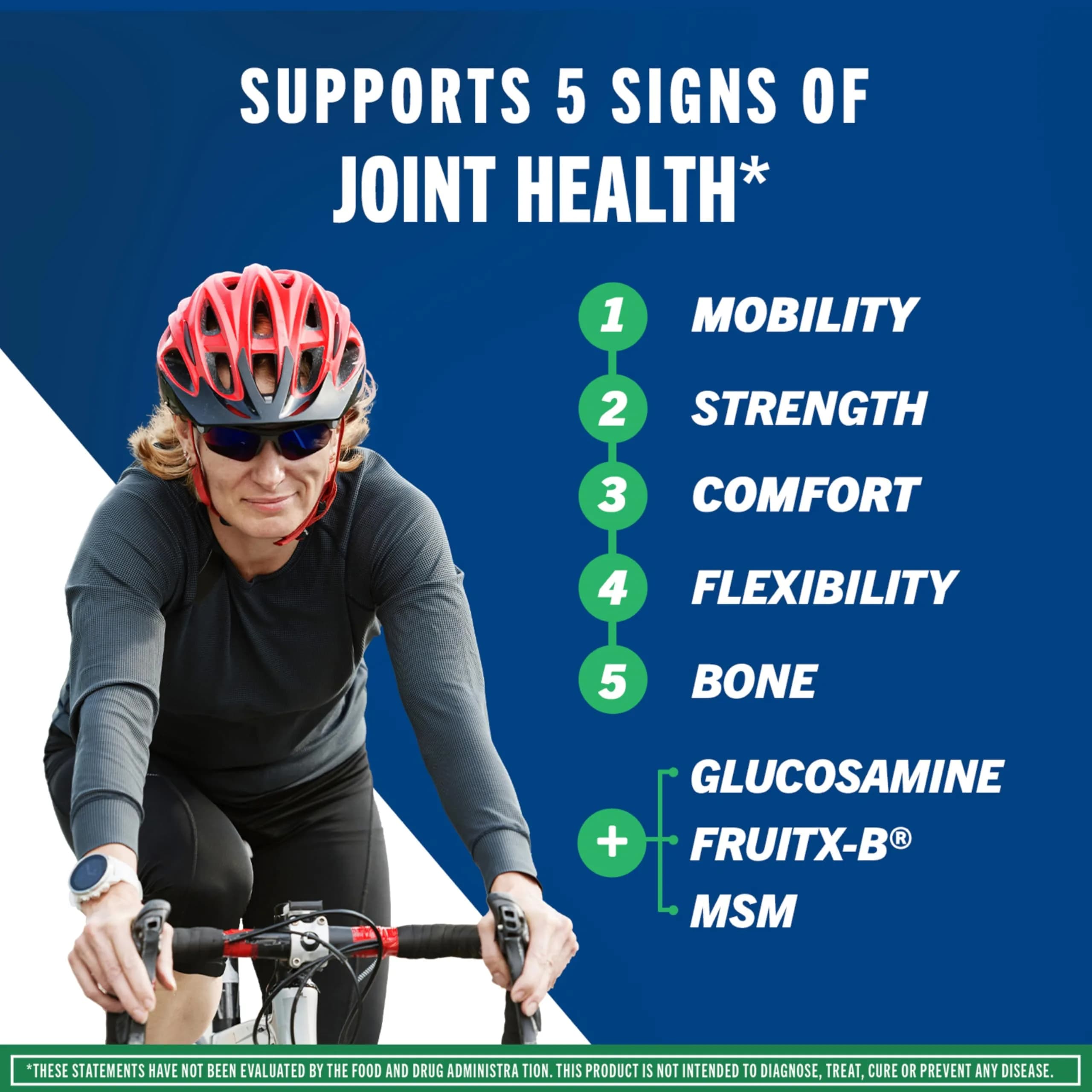 Move Free Advanced Joint Support Glucosamine Chondroitin MSM Tablets 120 Count (40 Servings) | Supports Joint Comfort & Mobility - view 2
