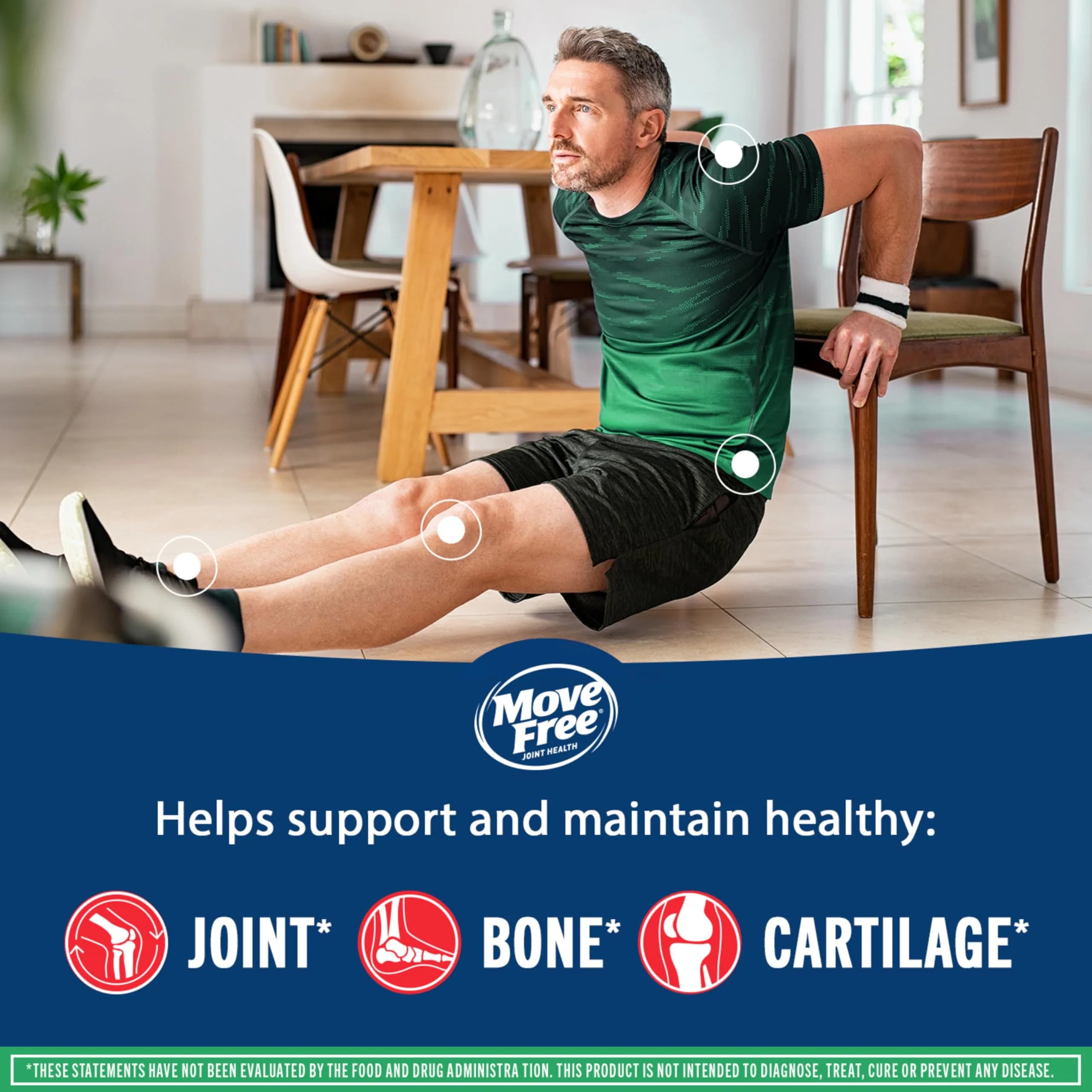 Move Free Advanced Joint Support Glucosamine Chondroitin MSM Tablets 120 Count (40 Servings) | Supports Joint Comfort & Mobility - view 4