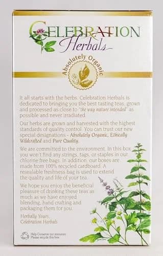 Celebration Herbals Juniper Berries Tea Organic 24 Bag | Caffeine Free Herbal Tea with Unique Flavor thumbnail 6