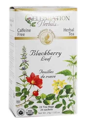 Celebration Herbals Blackberry Leaf Organic 24 Bag | Herbal Tea with Blackberry Flavor, 29g (1.02 oz) thumbnail 1