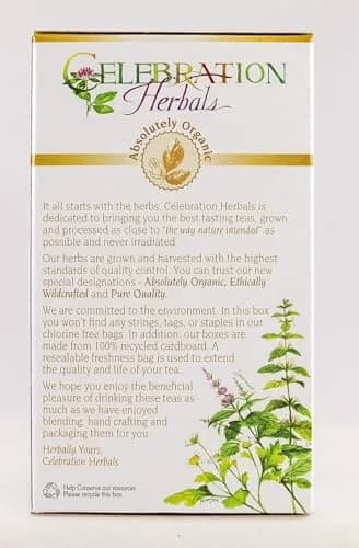 Celebration Herbals Organic Thyme Tea Bags 24 | Aromatic & Stress-Relieving (70-120 chars) thumbnail 6