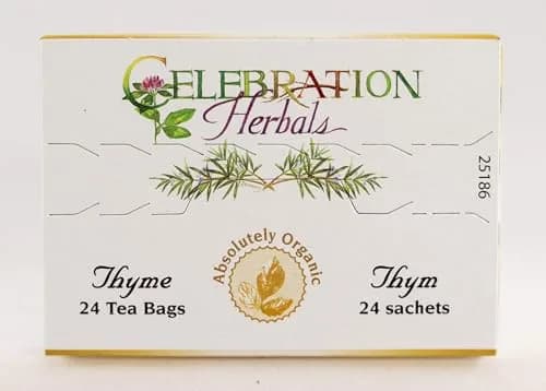 Celebration Herbals Organic Thyme Tea Bags 24 | Aromatic & Stress-Relieving (70-120 chars) thumbnail 7