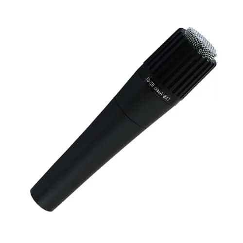 GLS Audio Instrument Microphone ES-57 | Dynamic Cardioid Mic for Instruments & Vocals, Black thumbnail 2
