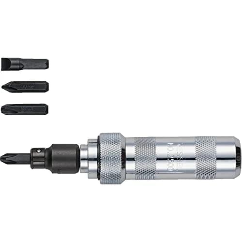 VESSEL Impact Driver No.250001 Set with 4 Bits | Alloy Steel Construction thumbnail 1