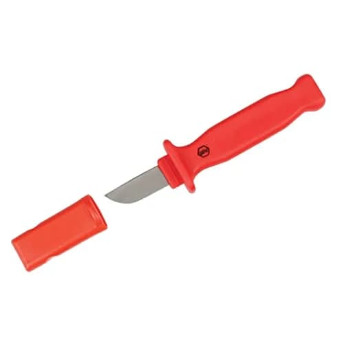 Wiha 15000 Insulated Electricians Cable Stripping Knife, Straight, 2" / 50mm | Rated for 1000V, German Quality thumbnail 2