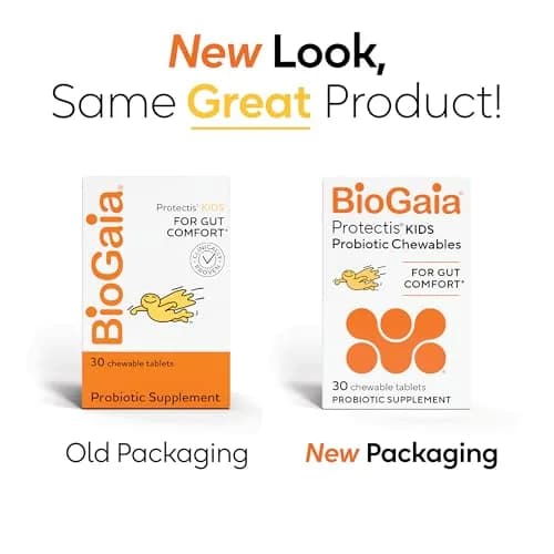 BioGaia Kids Probiotic | Ease Occasional Tummy Discomfort & Constipation | Chewable 30 Count thumbnail 2