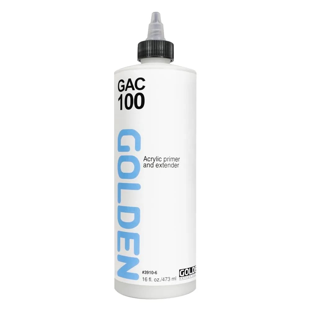 Golden GAC 100, 16 fl. oz. Bottle | Acrylic Fluid Medium for Artists & Crafts - main product image