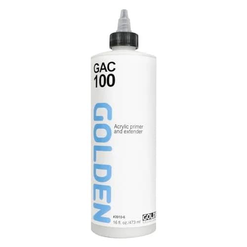 Golden GAC 100, 16 fl. oz. Bottle | Acrylic Fluid Medium for Artists & Crafts thumbnail 1