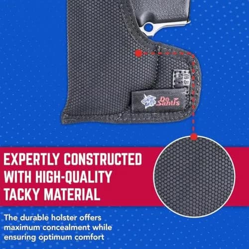 DeSantis Nemesis Gun Holster Fits Beretta 21/21A/G1 Jetfire/Minx Black | Ambidextrous Concealed Carry thumbnail 5