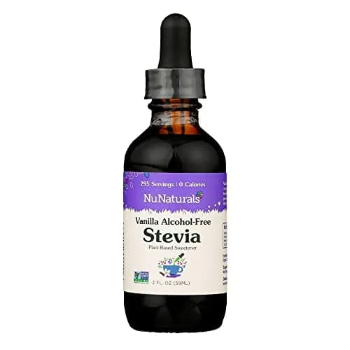 Nunaturals Liquid Stevia Sweetener, Vanilla Alcohol-Free, 2oz | True Vanilla Extract, Zero-Calorie, Keto Friendly thumbnail 1