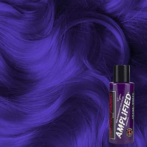 Manic Panic Amplified Ultra Violet Semi-Permanent Hair Dye | Vibrant Indigo Shade, Vegan & PPD-Free (4 Fl Oz) thumbnail 2