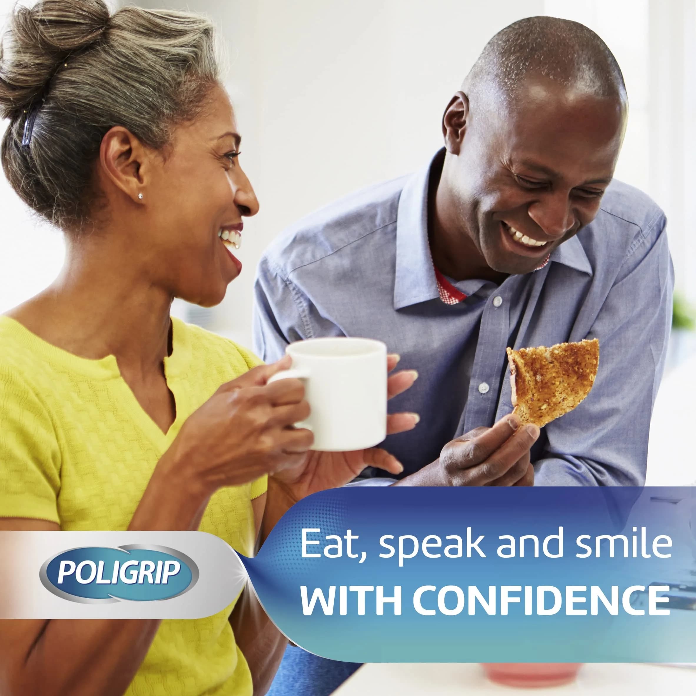 Poligrip Denture Adhesive Cream Ultra Fresh Mint 40g (1.41 oz) | Strong All-Day Hold - view 7